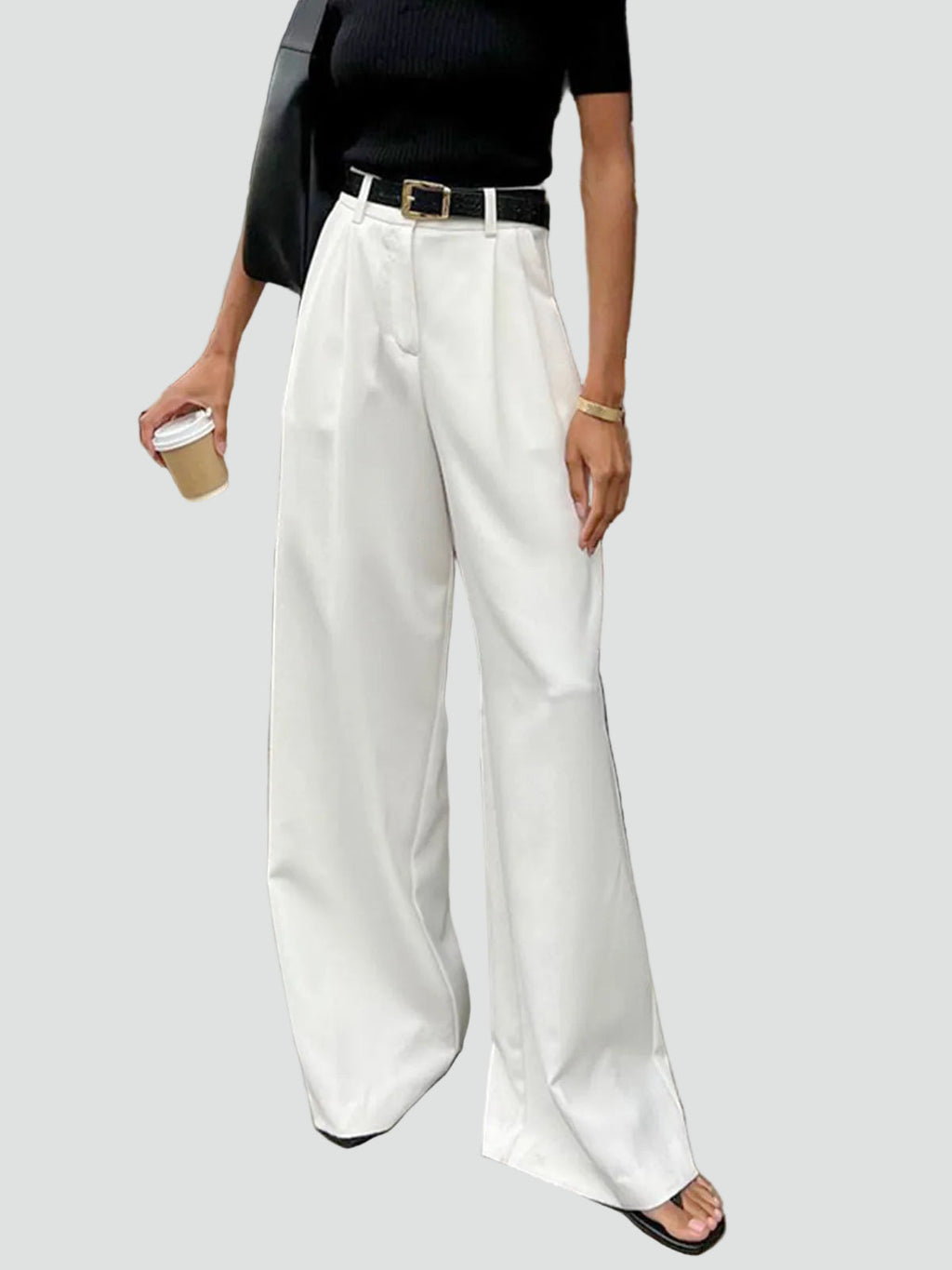 Bella Novelle pantalon in Wit