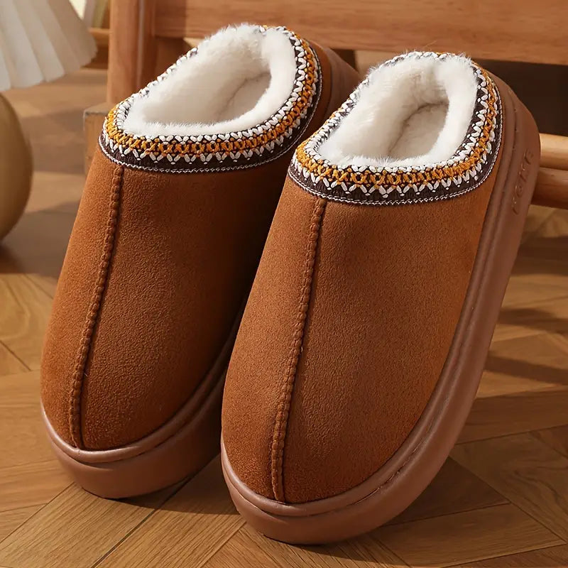 Bella Novelle pantoffels met bontvoering, productfoto