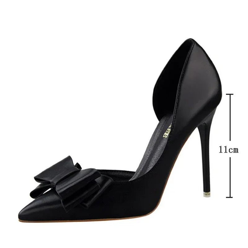 Bella Novelle pumps met strik dames, productfoto 4