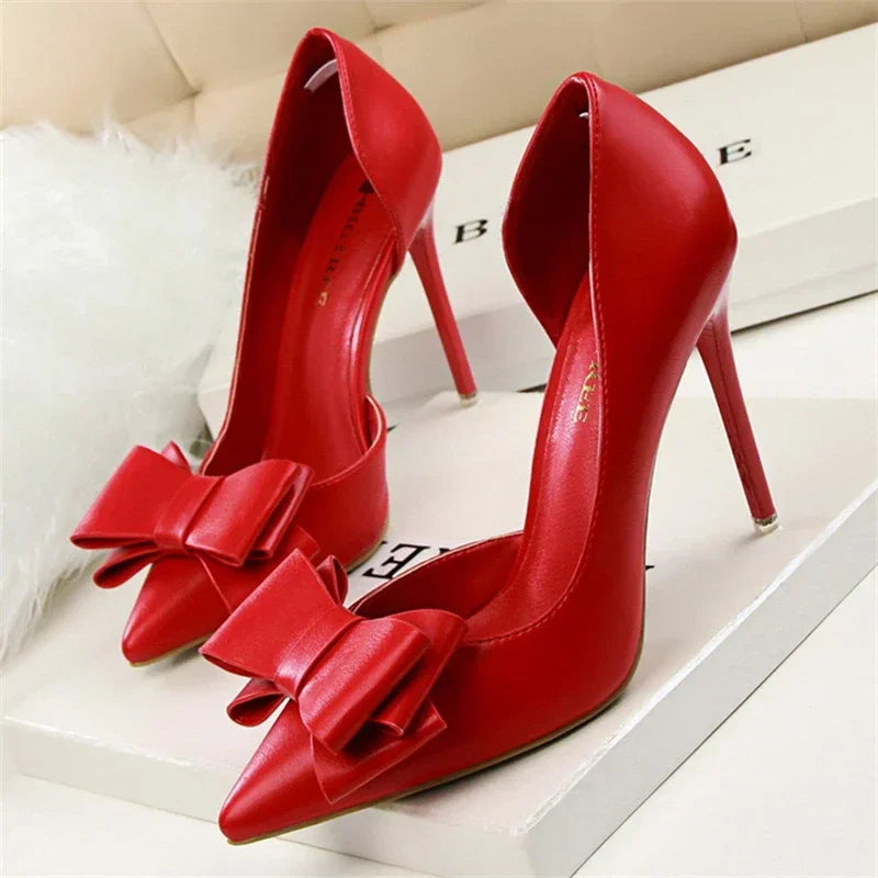 Bella Novelle pumps met strik dames, productfoto 6