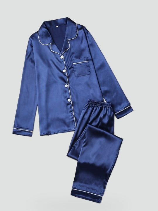 Bella Novelle pyjama in Donkerblauw