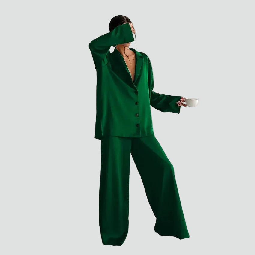 Bella Novelle pyjama in Groen