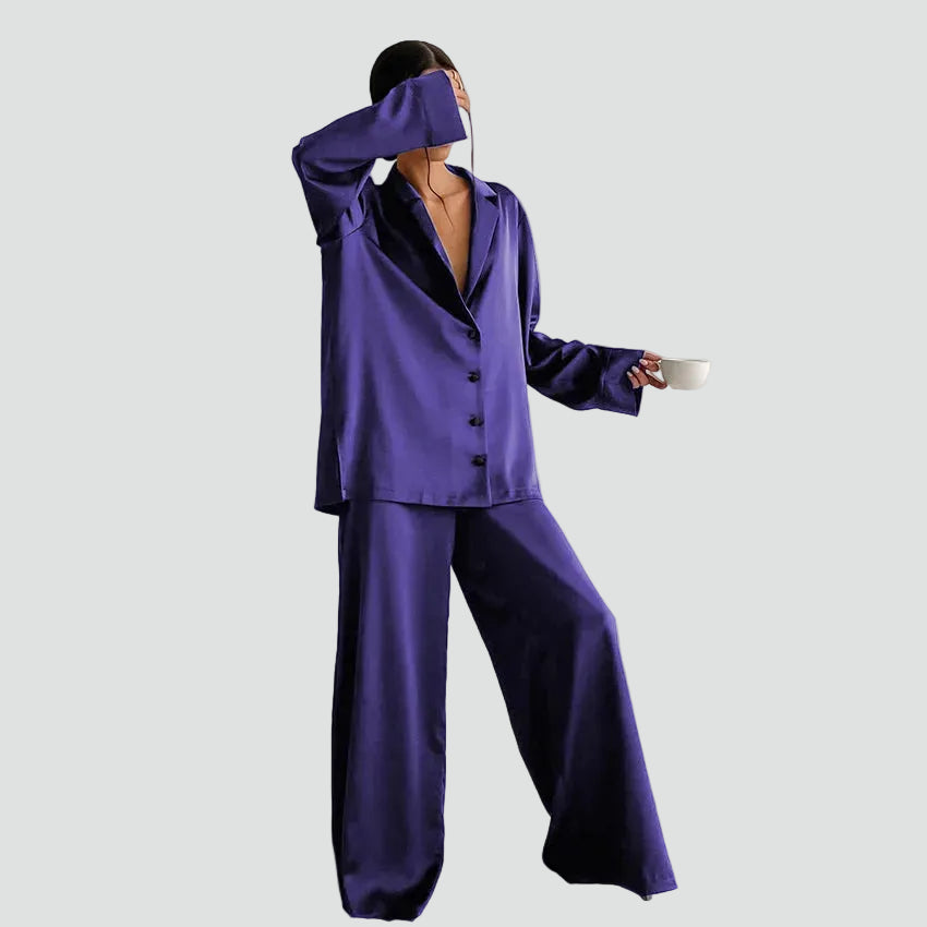 Bella Novelle pyjama in Paars