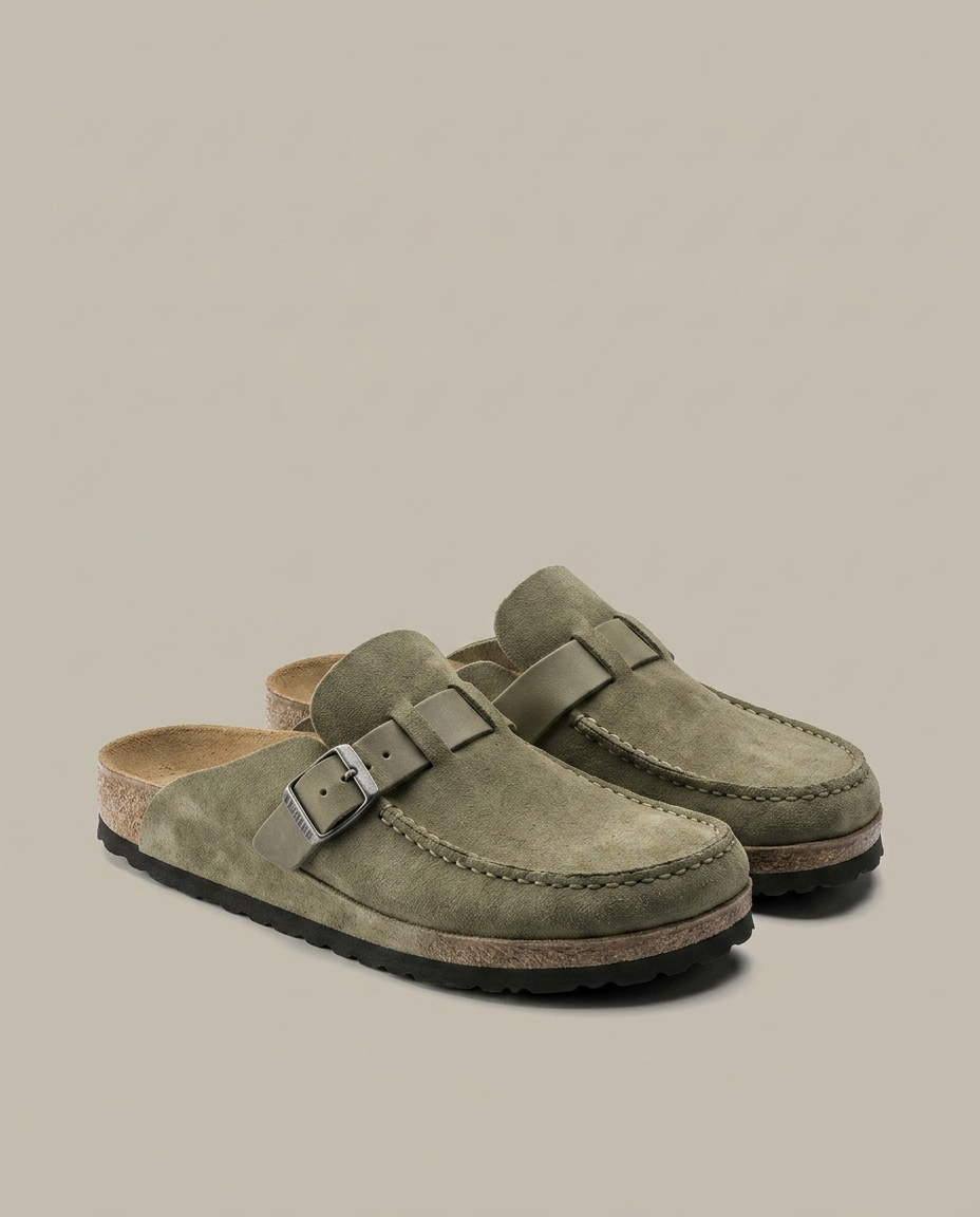 Bella Novelle sandalen met gevormd voetbed in khaki