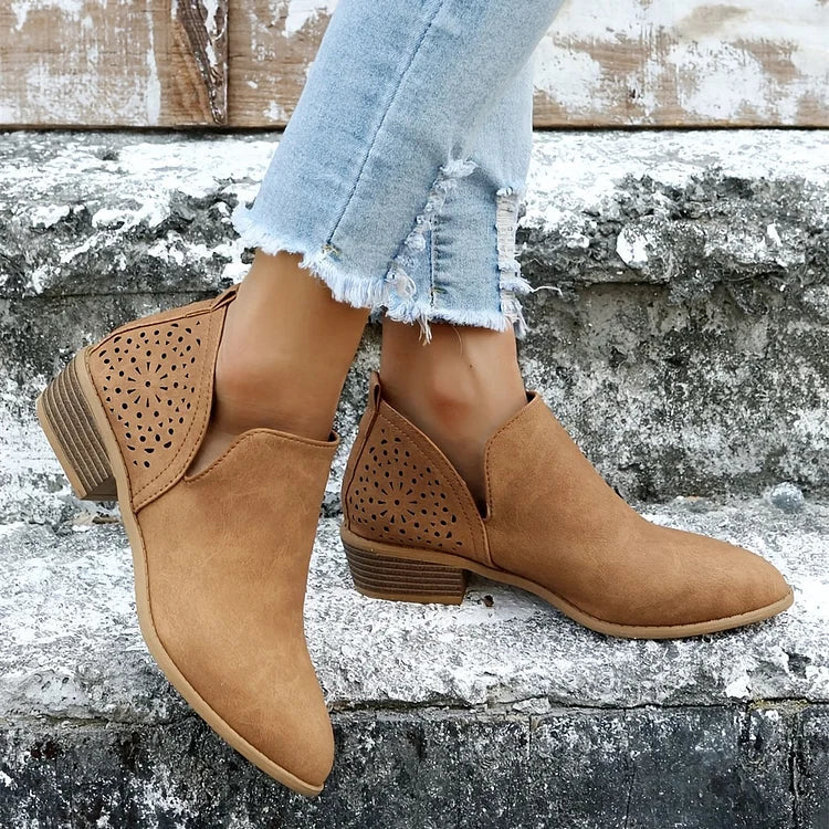 Bella Novelle schoenen met lage hak, productfoto van de hak