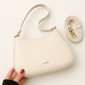 Bella Novelle schoudertas van kunstleer in beige