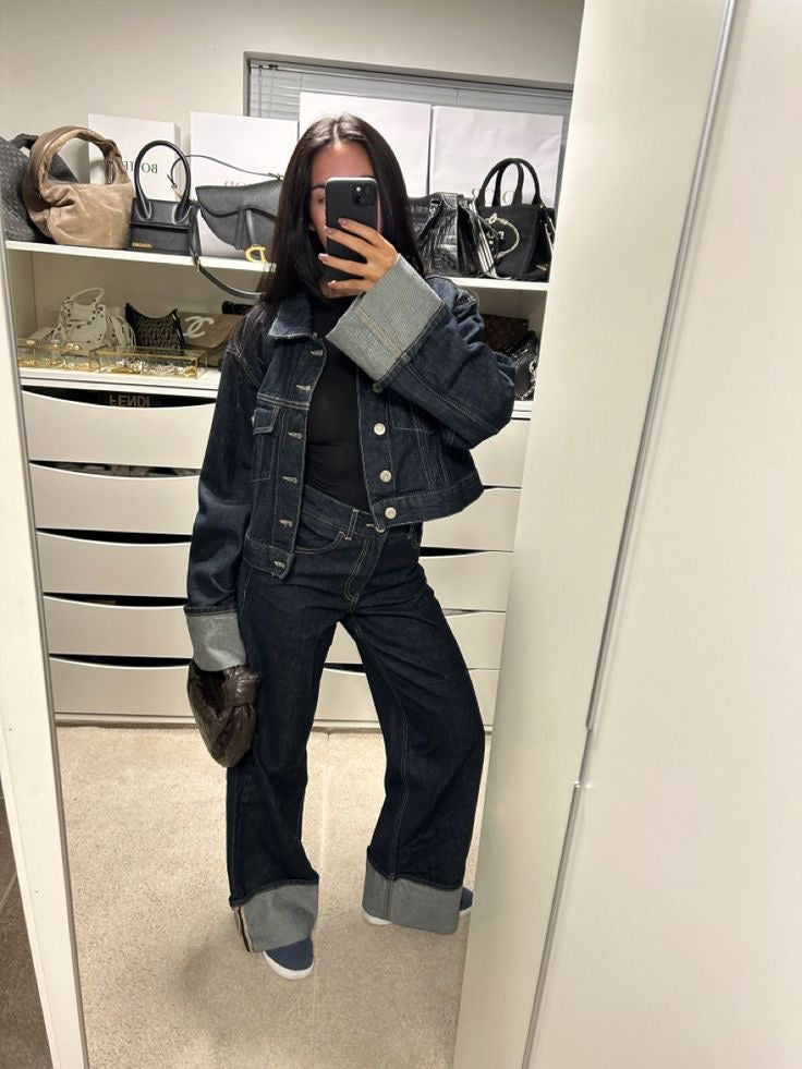 Bella Novelle denim set dames, productfoto 6