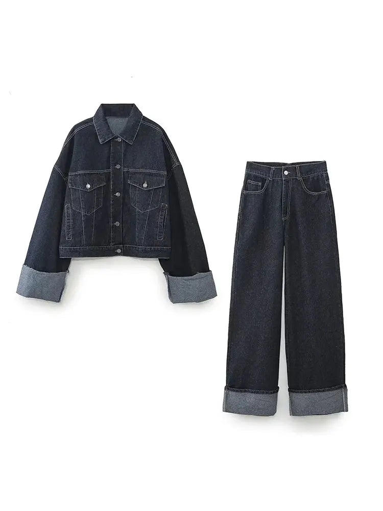 Bella Novelle denim set dames, productfoto 9