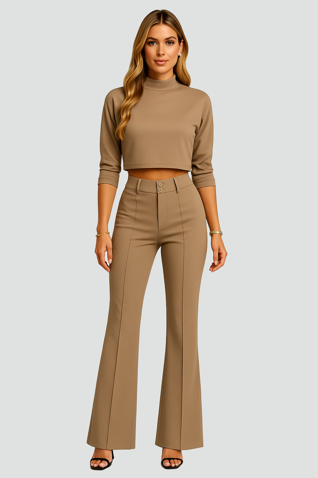 Bella Novelle set in Khaki