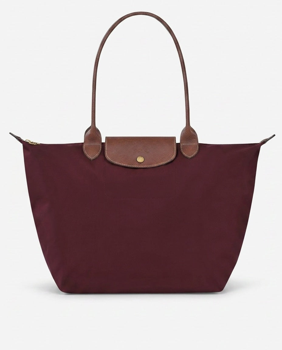 Bella Novelle shopper in Bordeauxrood