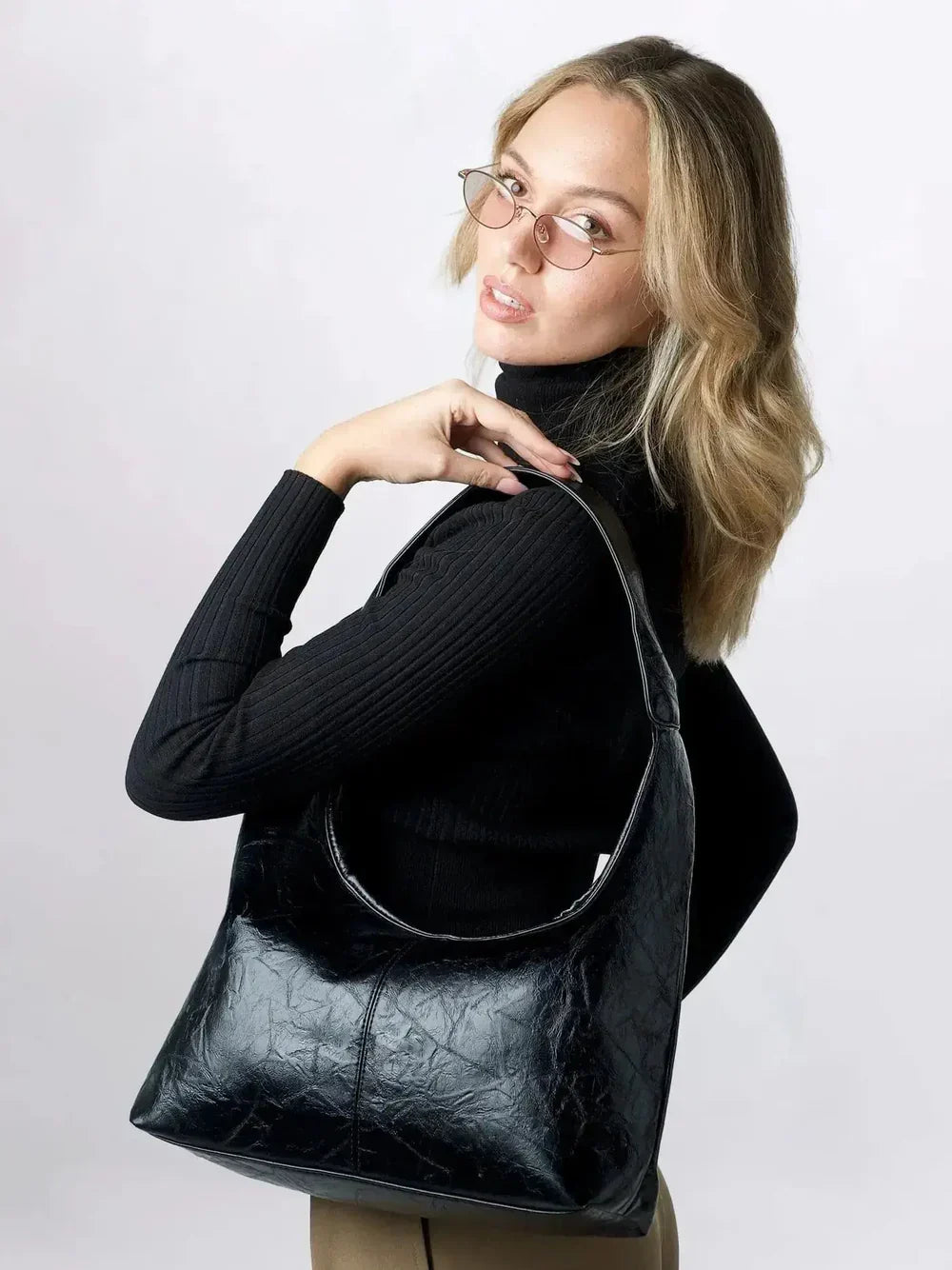 Bella Novelle vintage shopper van kunstleer, productfoto