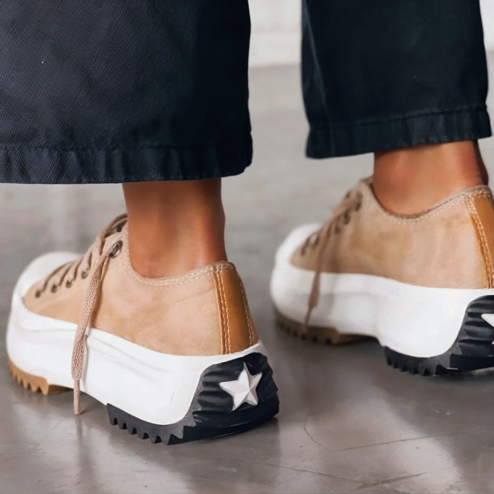 Bella Novelle plateau sneakers van canvas, productfoto