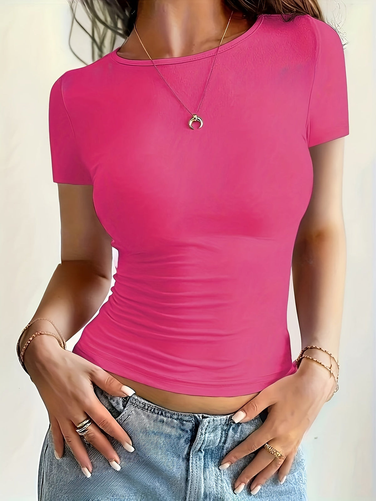 Bella Novelle aansluitend T-shirt dames, productfoto 3