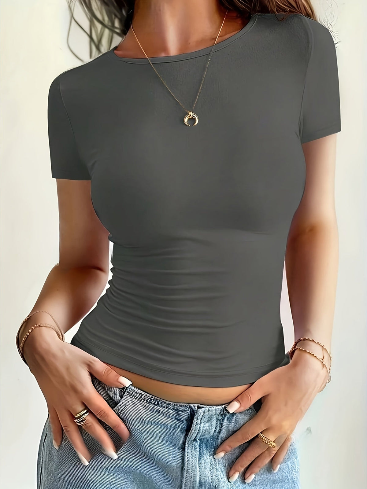 Bella Novelle aansluitend T-shirt dames, productfoto 4