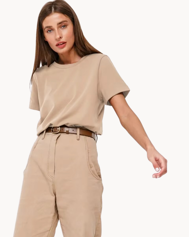 Bella Novelle katoenen T-shirt dames, productfoto 10