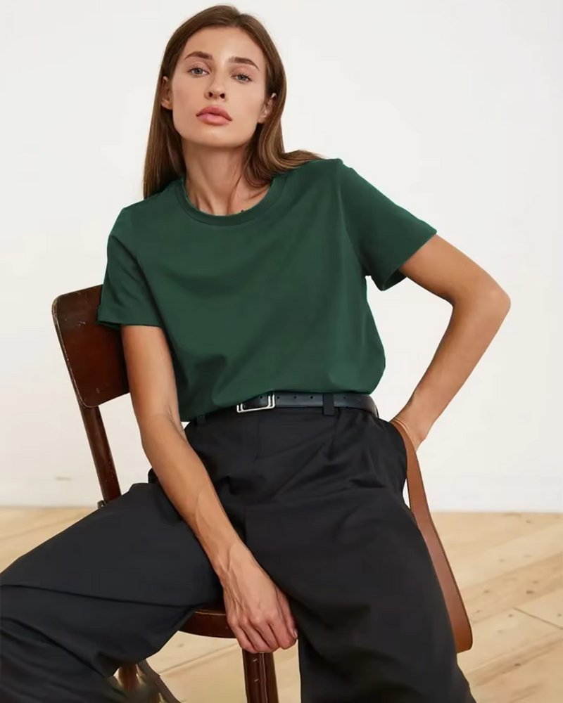Bella Novelle katoenen T-shirt dames, productfoto 14