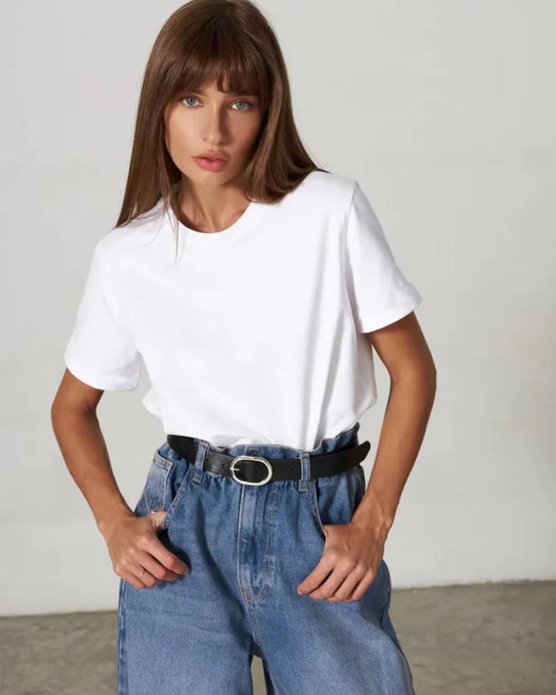 Bella Novelle katoenen T-shirt dames, productfoto 4