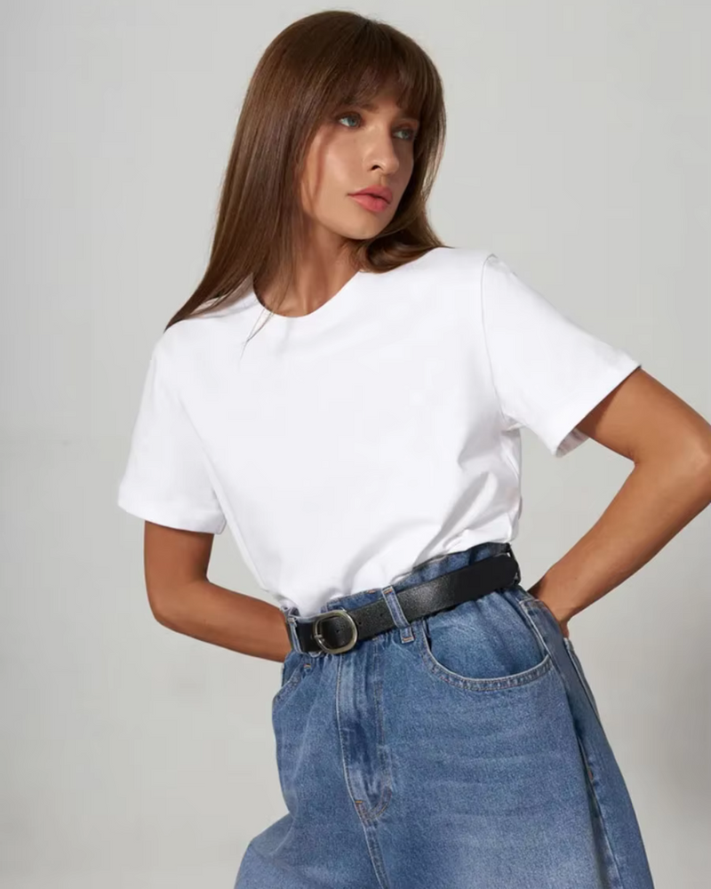 Bella Novelle katoenen T-shirt dames, productfoto 1