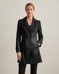 Bella Novelle getailleerde trenchcoat, vooraanzicht