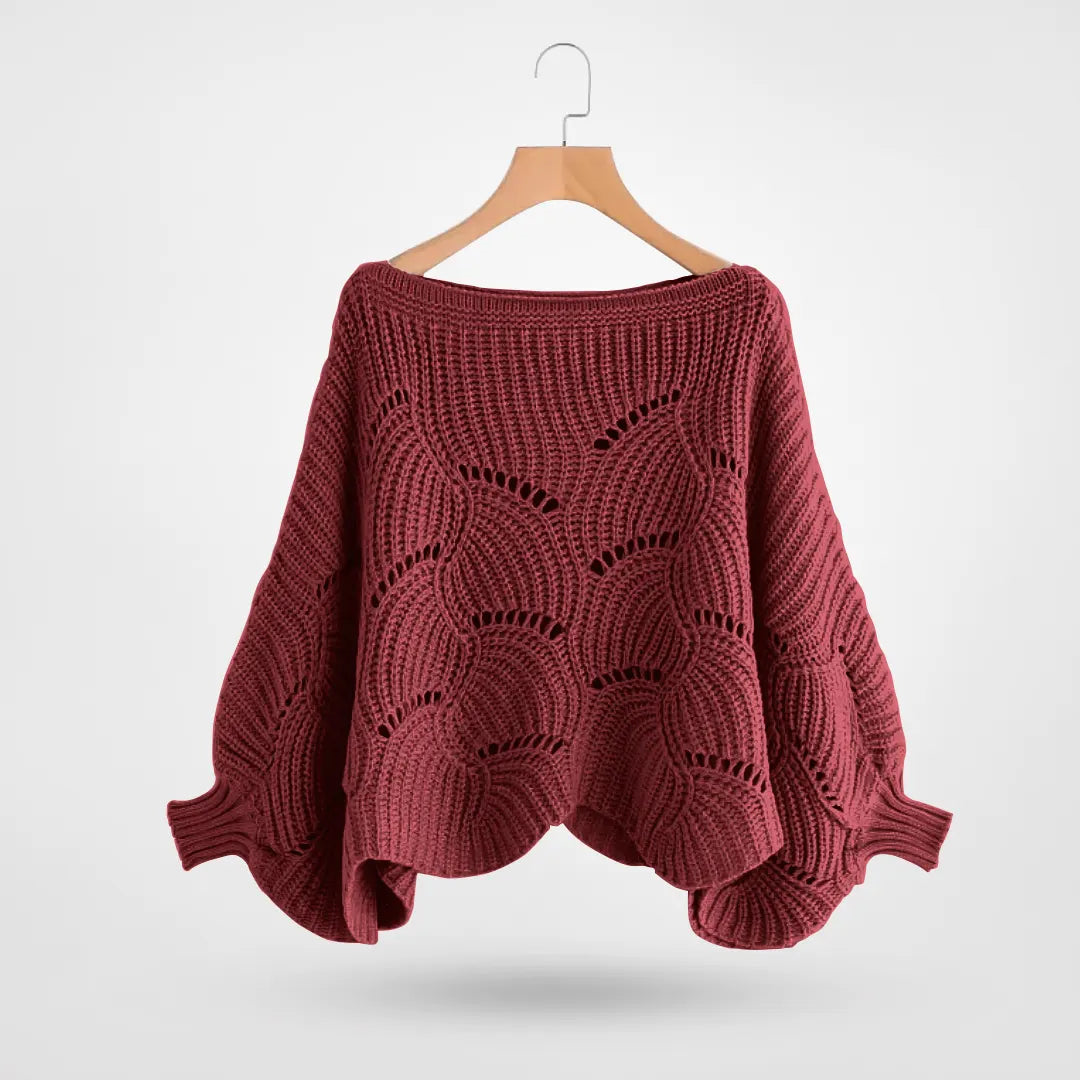 Bella Novelle cropped trui, productfoto van het breisel