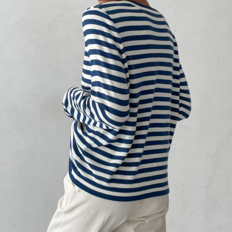 Bella Novelle gestreepte trui dames, productfoto 2