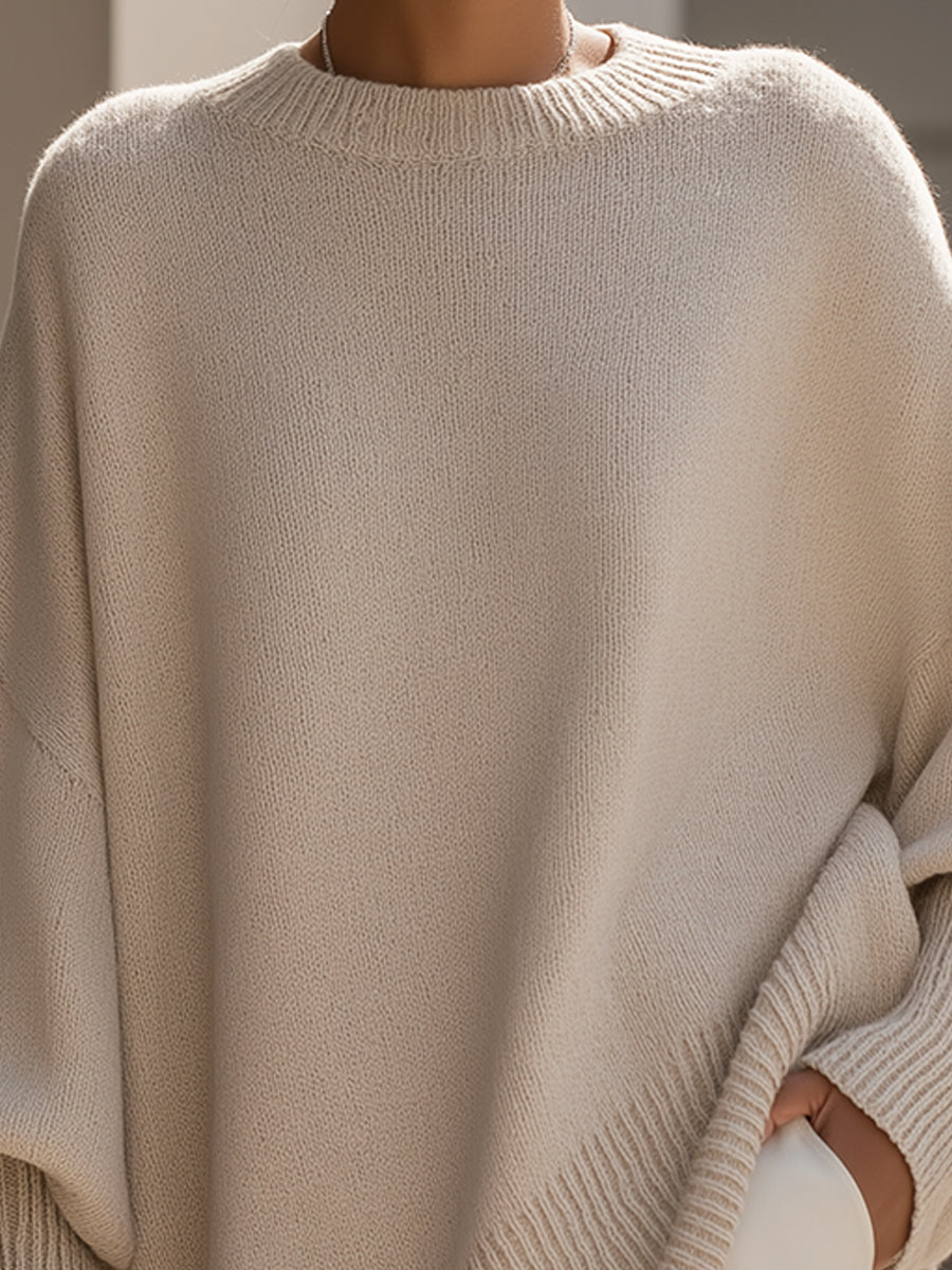 Bella Novelle oversized trui, vooraanzicht