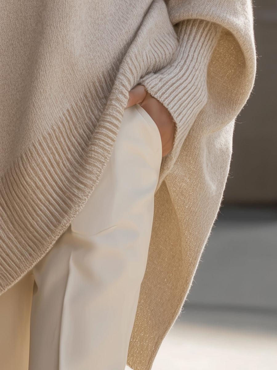 Bella Novelle oversized trui, staande pose