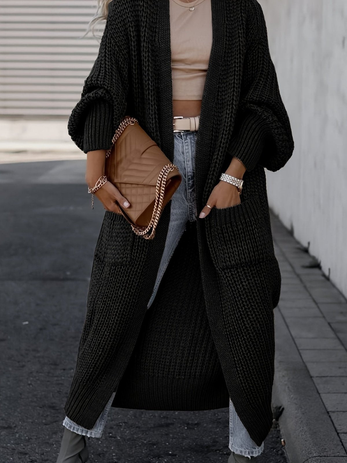 Bella Novelle vest in Zwart
