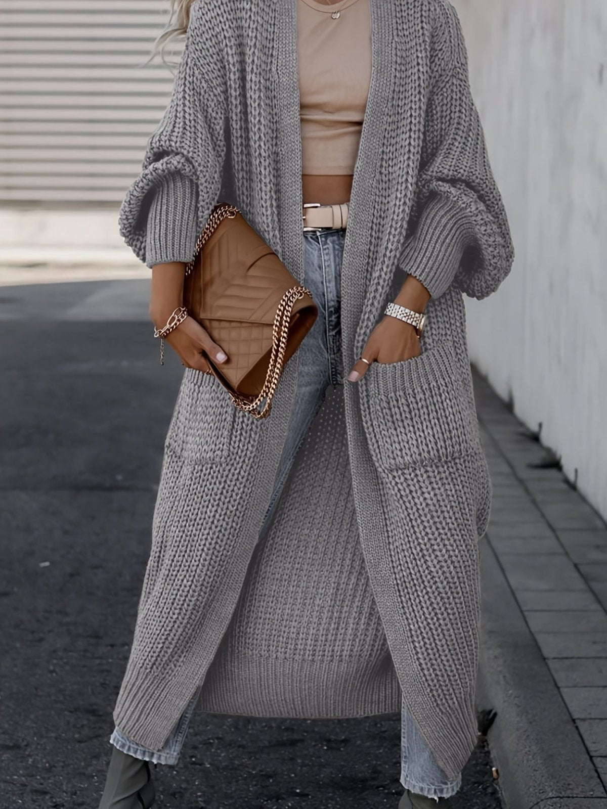 Bella Novelle vest in Grijs