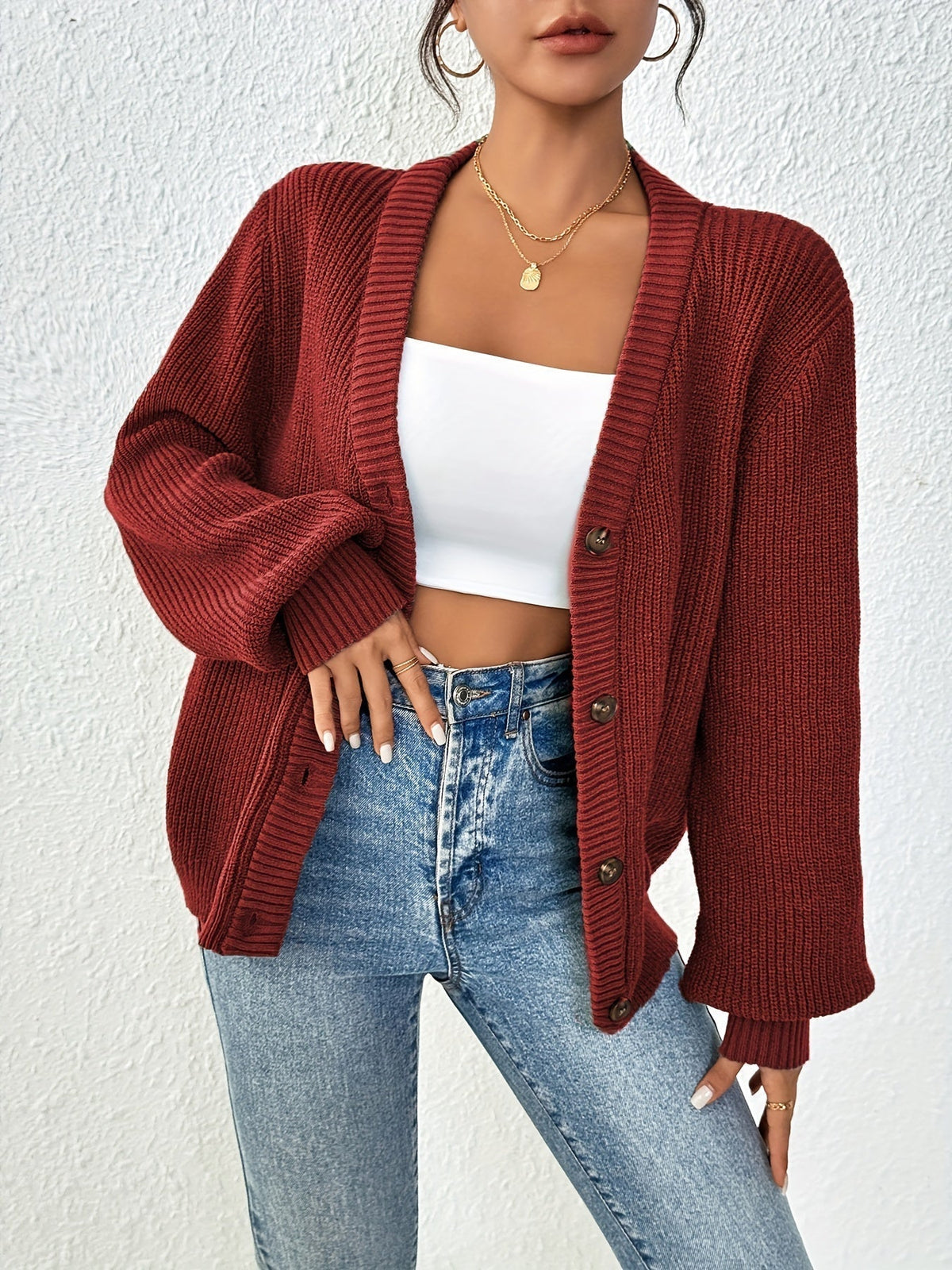 Bella Novelle vest met knopen voor dames, productfoto