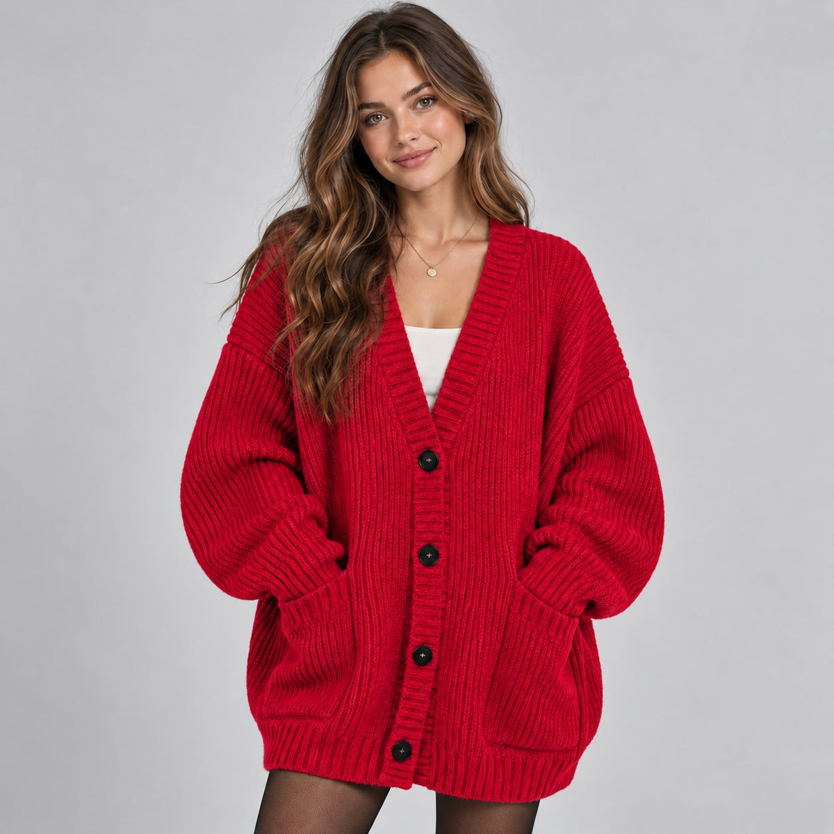 Bella Novelle vest in Rood