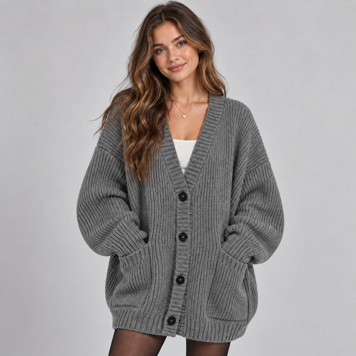 Bella Novelle vest in Grijs