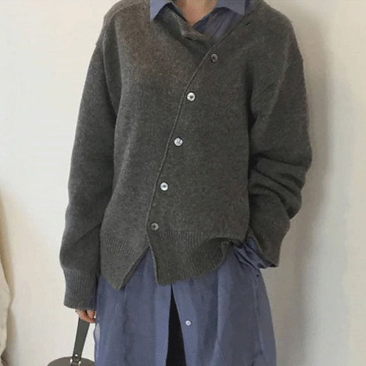 Bella Novelle kasjmier vest, achteraanzicht