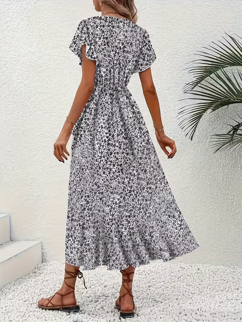 Bella Novelle wikkeljurk met bloemenprint, productfoto