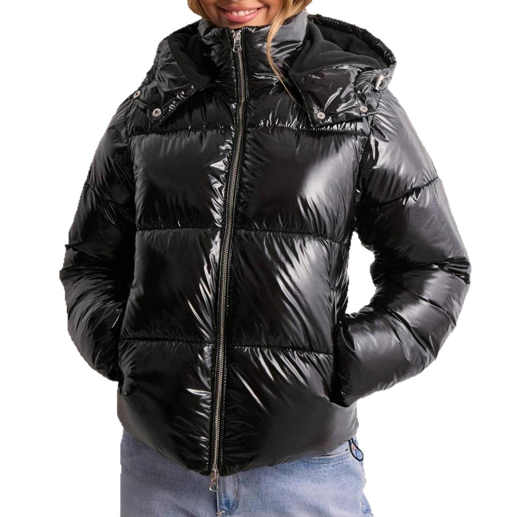 Bella Novelle gewatteerde winterjas met capuchon, productfoto