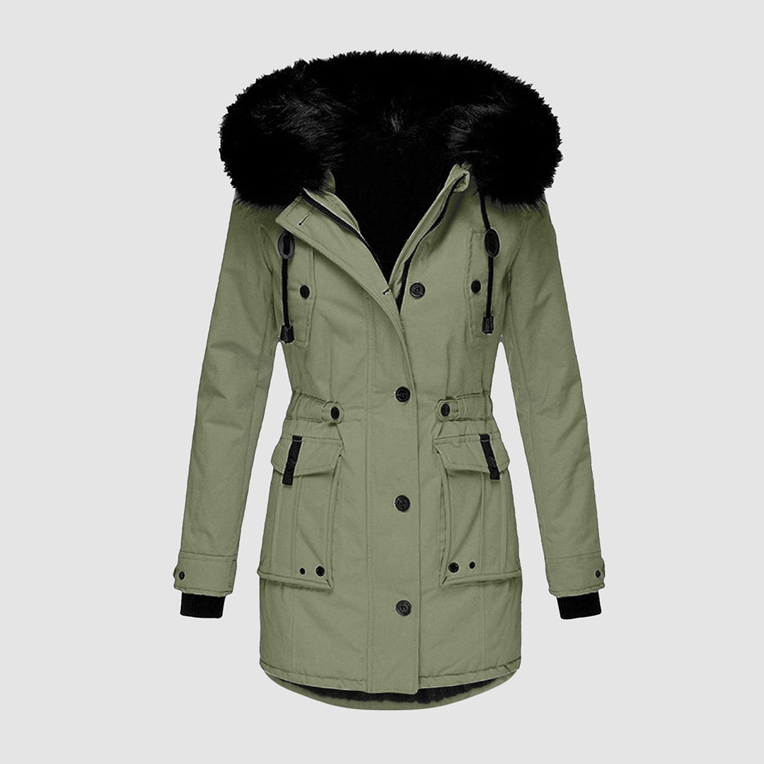 Bella Novelle winterjas in Groen