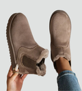 Bella Novelle winterlaarsjes in Khaki